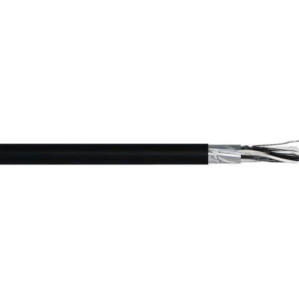 Firstflex 8 PAIR x 0.5mm SPVC OVERALL FOIL SCREEN BLACK