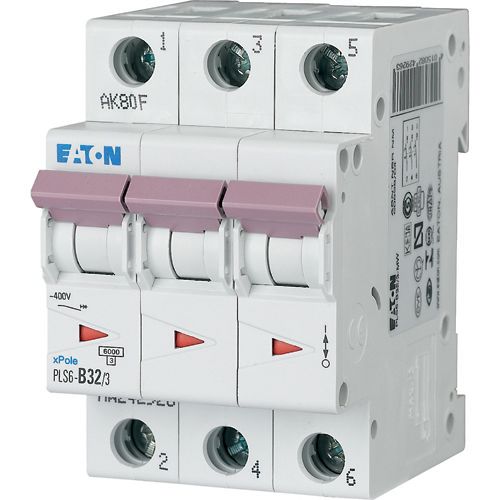 PLS6-C32/3 MCB EATON 6kA 3P 32A C-Curve