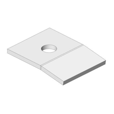 Mssmec INTERNAL HOLD DOWN WASHER GENERIC FOR ALL LADDER ALUMINIUM