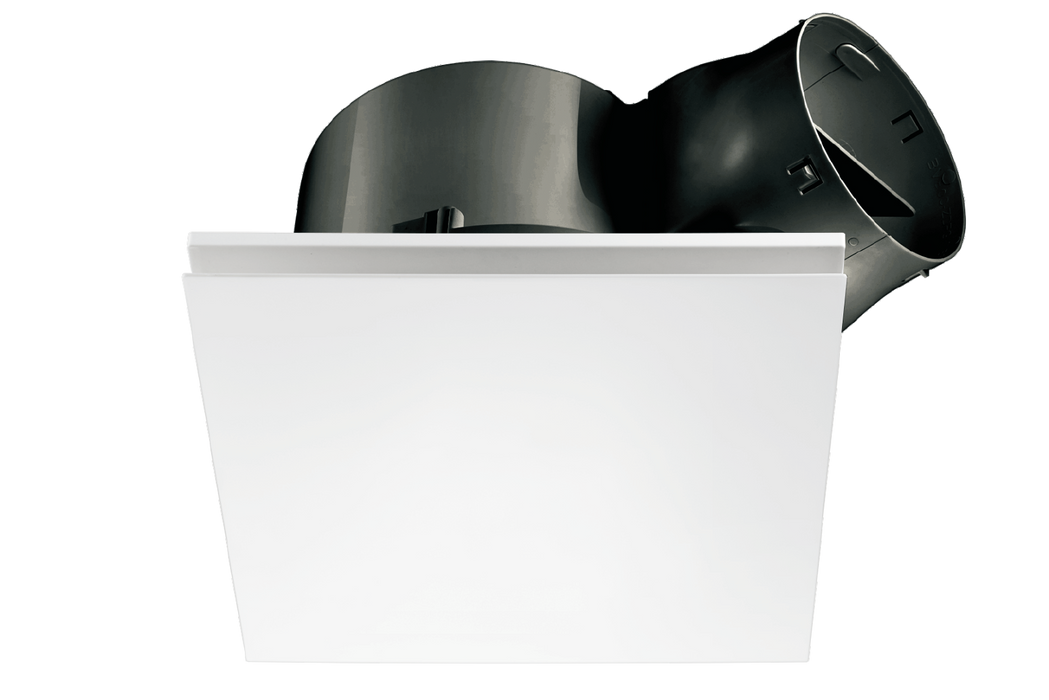 Manrose DESIGNER CONTOUR SYSTEM 300 150MM HIGH STEAM FAN BODY AND SQUARE WH FASCIA  Simx