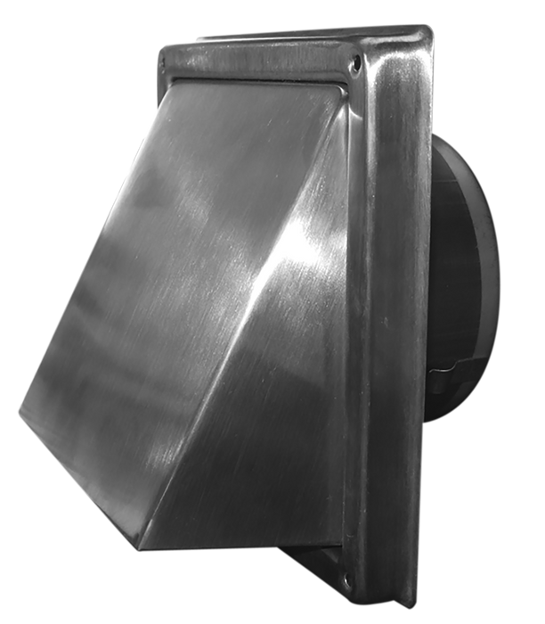 Manrose 150mm Stainless Steel Cowl With Mesh Floorap Simx