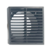 Manrose 150mm Designer Fixed Louvre Grill Pre Primed Simx