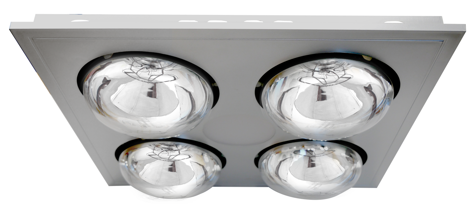 Manrose MANROSE DESIGNER SATIN LED HFL4 SILVER Simx