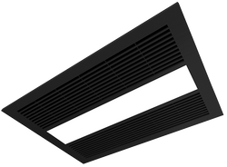 Manrose MANROSE MILAN HEAT FAN LIGHT BLACK Simx