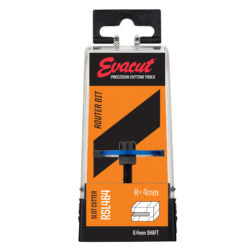 EVACUT SLOT CUTTER ROUTER 6X38 6.4