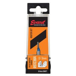 EVACUT STRAIGHT TCT ROUTER 3X9.5 6.4