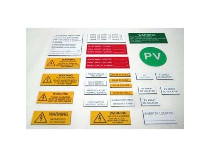 PGK Solar PV ES Label