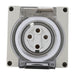 Iso Socket outlet 4 pin 16A 500V