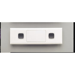 Legrand HPM Grid & plate slimline 2gangWhi