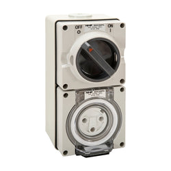Iso Socket outlet 1PH 20A 250VAC