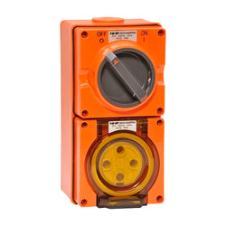 Iso Socket outlet 3PH 4P 32A