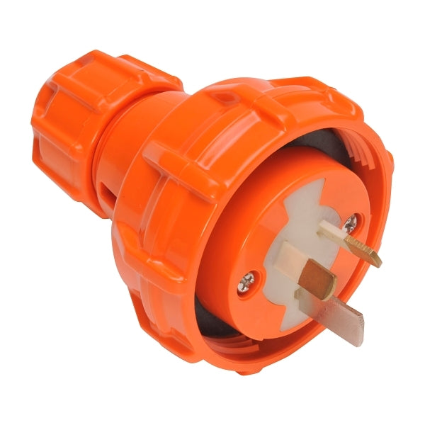 Iso Plug 3 Pin 10A 250V straight