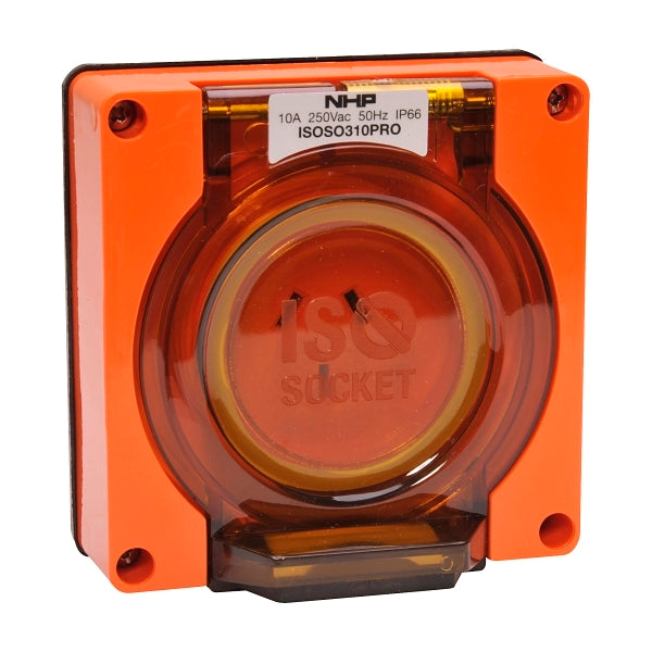 Iso Socket outlet 10A no b/box — Scott Electrical