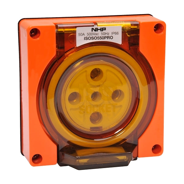 Iso Socket outlet 5 pin 50A 500V