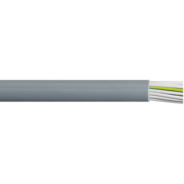 Firstflex 1.0mm thirty six core rubber multi Control Flex Grey