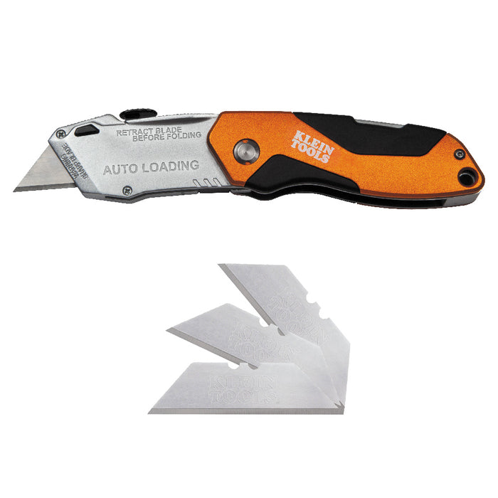 Klein Auto-Loading Folding Retractable Utility Knife
