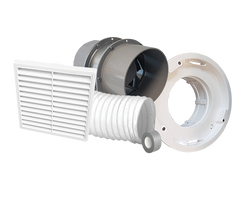 Manrose CONTOUR SYSTEM 200 150mm FASCIA-READY INLINE KIT Simx