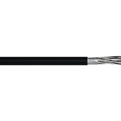 Firstflex 16 PAIR x 0.5mm SPVC OVERALL FOIL SCREEN BLACK Cable