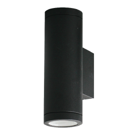 Glight UP & DOWN WALL LIGHT 11W IP65 3000K NON DIM BLACK