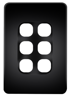 S/G METRO SW 6G PLATE ONLY BLK
