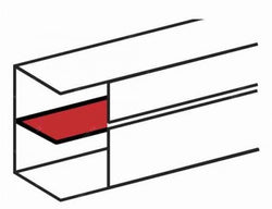 Legrand HPM Clip on partition H65 2mt WH