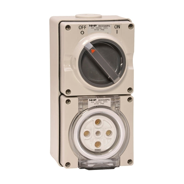 Iso ISOC540PG Socket outlet 3PH 5P 40A