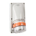 Iso APPLIANCE INLET 3 ROUND PINS 32A 250V AC GREY LESS BACK BOX