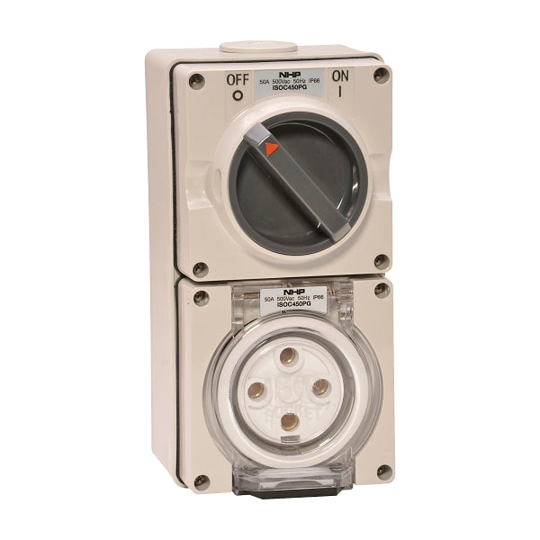 Iso ISOC450PG Socket outlet 3PH 4P 50A