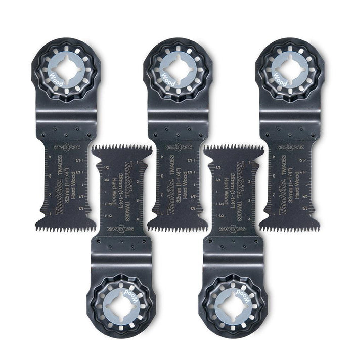Makita Starlock Multi Tool 32mm Blade 5 Pack