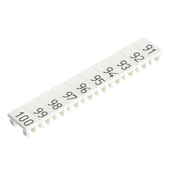 Wieland Marker - 4mm - 91 .. 100 (Strip of 10)