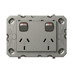 Legrand Arteor Double outlet 10A sw GPO Mag