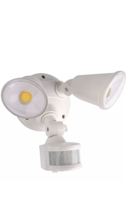 Mar  Defender 2x10w exterior twin LED security light with sensor.