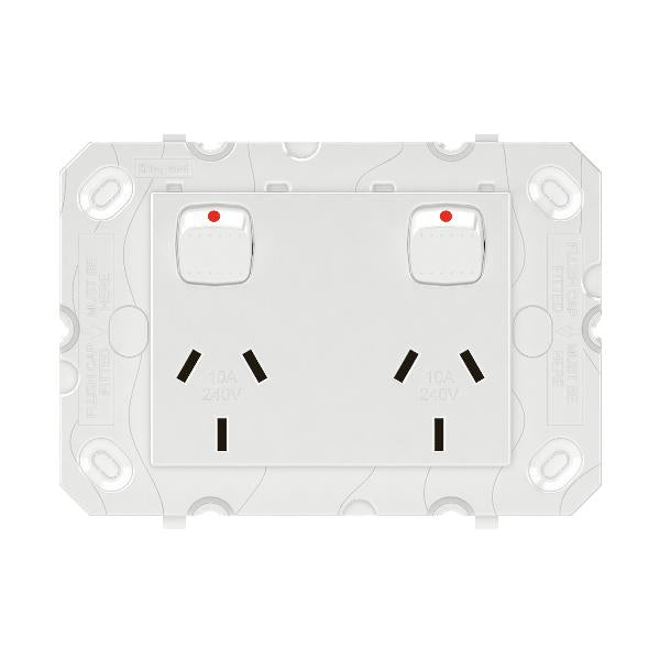 Legrand Arteor Double outlet 10A sw GPO Wh