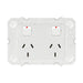 Legrand Arteor Double outlet 10A sw GPO Wh