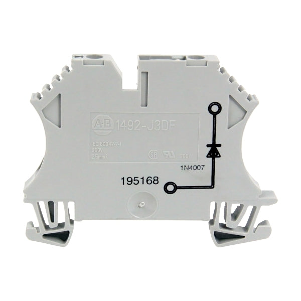 Allen Bradley SCREW TERMINAL 2.5mm 1 CONDUCTOR 24A GREY
