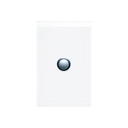 Saturn Switch 1G PB LED 4061PBL-PW