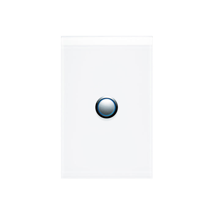 Saturn Switch 1G PB LED 4061PBL-PW