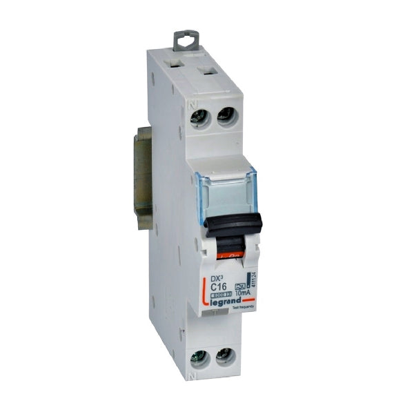 Legrand HPM RCBO DX3 2P 1MOD 16A 10MA PN