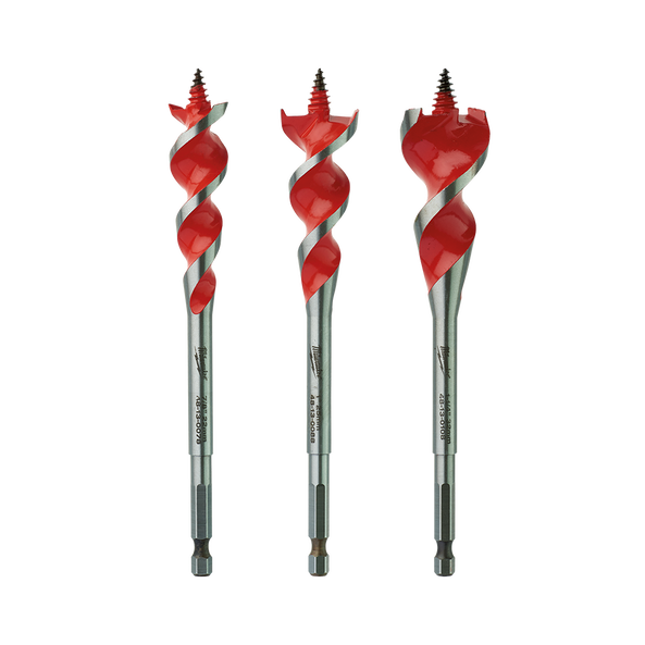 Milwaukee Drill Bit Wood Auger Set 150mm 3pc