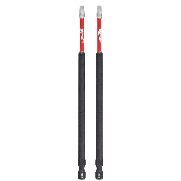 Milwaukee Screwdriver Bit Square SQ2 150mm 1/4" Hex 2-Pack