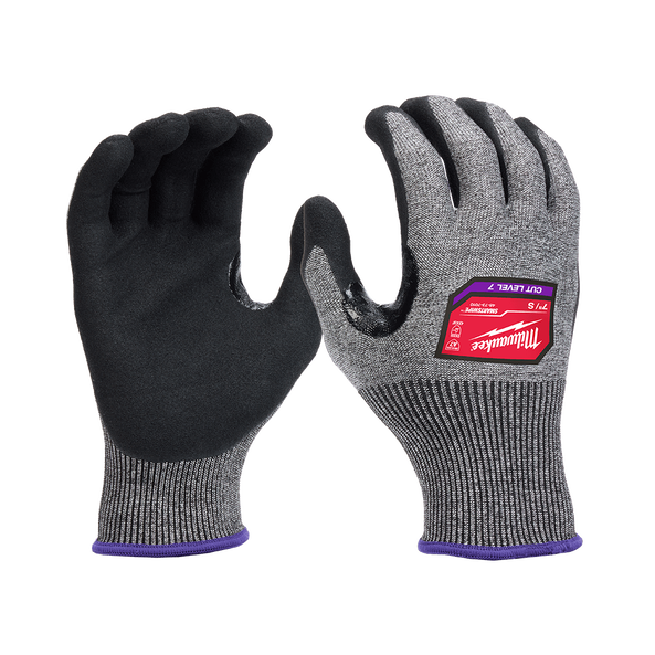 Milwaukee Gloves Nylon/Tungsten/Spandex Nitrile Dipped XXL