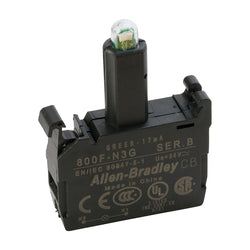 Allen Bradley Latch mount LED 24VAC/DC green