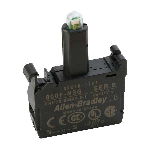 Allen Bradley Latch mount LED 24VAC/DC green