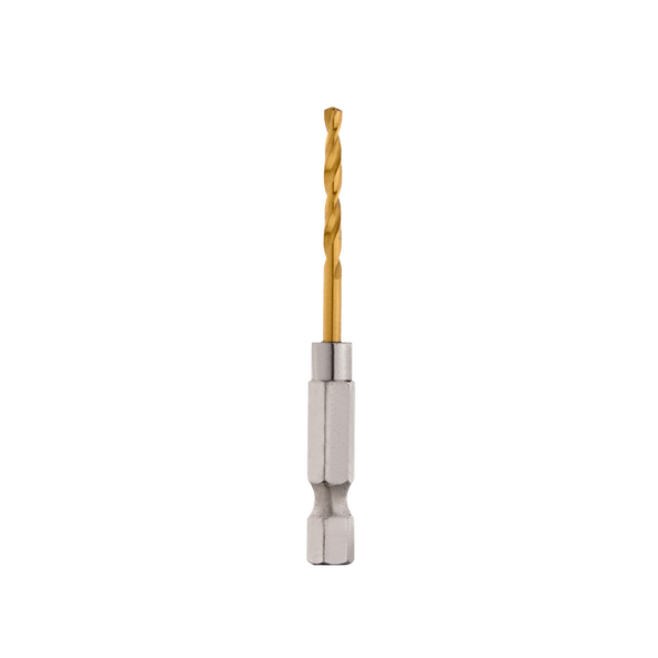 Milwaukee Drill Bit 2.5mm Titanium 1/4" Hex 2-Pack