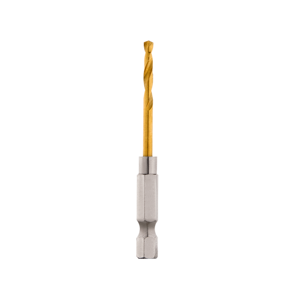 Milwaukee Drill Bit 3mm Titanium 1/4" Hex 2-Pack
