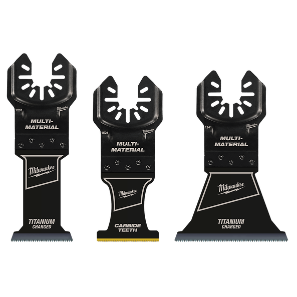 Milwaukee Multi-Tool Blade Multi Materia 3-Pack