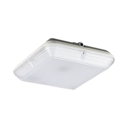 Glight 20W SQUARE LED OYSTER IP65 4000K WITH MICROWAVE MOTION SERSO