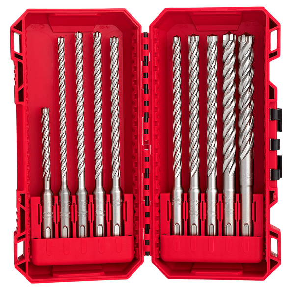 Milwaukee Drill Bit Set Masonry SDS Plus 10pc