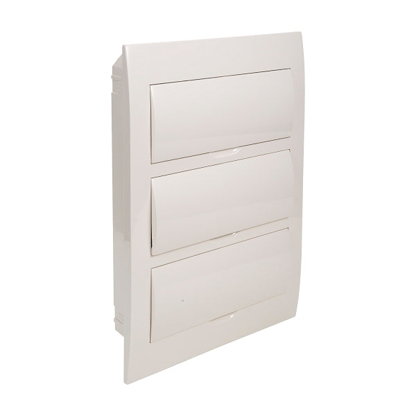 NHP MOD6 Dis board 36 way flush wh door