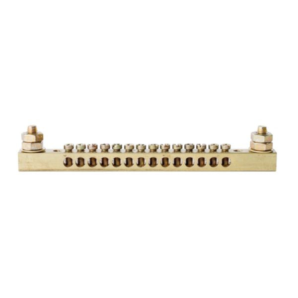 Teubel Earth bar 14 way two stud 6mm